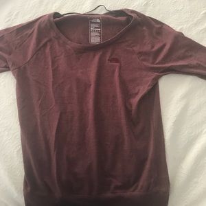 NWOT north face quarter sleeve sweater